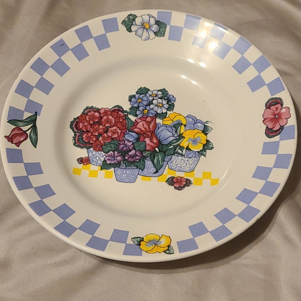Tabletops unlimited "garden party" salad plate